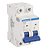 Disjuntor DIN Bipolar 25A Tramontina TDJ3 2 polos Curva C 3kA IP20 - Imagem 1