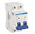 Disjuntor DIN Bipolar 32A Tramontina TDJ3 2 polos Curva C 3kA IP20 - Imagem 1