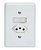Interruptor 1 Tecla Simples + Tomada 10A Stylus Ilumi 4x2 BR 250V 2P+T Completa- 5 Anos Garantia - Imagem 2