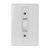 Interruptor 1 Tecla Paralelo 4x2 BR Completa 250V C/ Placa- 5 Anos de Garantia - Imagem 1