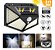 Kit 10 un. Arandela Solar Externa Com Sensor de Presença IP65 Led 3 Funções 100 leds - Imagem 3