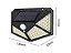 Kit 10 un. Arandela Solar Externa Com Sensor de Presença IP65 Led 3 Funções 100 leds - Imagem 6