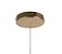 Luminária Pendente Saturno Bola Cristal Bolhas 7W Ø13cm Dourado Bivolt 3 tons cor Frio 6500K/ Neutro 4000K/ Quente 3000K - Imagem 5