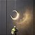 Luminária Pendente Lua Diamond Cristal Bolhas 5W Ø20cm Dourado Bivolt 3 tons cor Frio 6500K/ Neutro 4000K/ Quente 3000K - Imagem 3