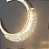 Luminária Pendente Lua Diamond Cristal Bolhas 5W Ø20cm Dourado Bivolt 3 tons cor Frio 6500K/ Neutro 4000K/ Quente 3000K - Imagem 4