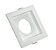 Spot Recuado p/ Dicróica MR16 Bocal GU10 - 10X10 Direcionável Branco/ Preto Quadrado Embutir Acompanha Presilhas/ Bocal - Imagem 7
