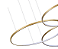 Lustre Pendente 5 Anéis LED Dourado Gold Horizontal 189W Fio/Cabo 3mt 3000K Branco Quente 18900lm - Imagem 3