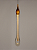 Luminária Pendente Gota Dourada Gold Vidro Cristal 5W LED 3000K Branco Quente Lustre Bivolt - Imagem 1