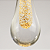Luminária Pendente Gota Dourada Gold Vidro Cristal 5W LED 3000K Branco Quente Lustre Bivolt - Imagem 2