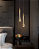 Luminária Pendente Gota Dourada Gold Vidro Cristal 5W LED 3000K Branco Quente Lustre Bivolt - Imagem 3