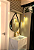 Luminária Pendente Gota Dourada Gold Vidro Cristal 5W LED 3000K Branco Quente Lustre Bivolt - Imagem 8