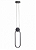 Luminária Pendente Led Oval 18W Preto 3000K Luz Branco Quente Moderno, Clean e Minimalista - Imagem 4