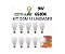 Kit 10 Lâmpadas Led 9w 6500K Branco Frio Bulbo Soquete E27 - Imagem 1