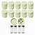 Estojo Case Porta Ampolas Verde Pistache Capacidade 4 Frascos 3ml Pack 10 Unidades - Imagem 1