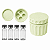 Estojo Case Porta Ampolas Verde Pistache Capacidade 4 Frascos 3ml - Imagem 1