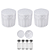 Estojo Case Porta Ampolas Transparente Capacidade 4 Frascos 3ml Pack 3 Unidades - Imagem 1