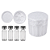 Estojo Case Porta Ampolas Transparente Capacidade 4 Frascos 3ml - Imagem 1