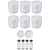Estojo Case Porta Ampolas Transparente Capacidade 4 Frascos 3ml Pack 6 Unidades - Imagem 1