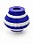 Base Orgânica abajur P Listrada Amalfitana Plastico PETG Soquete E27 Base Luminária Decorativa RD Imports - Imagem 1