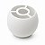 Base Redonda Abajur P Branca Lisa Plastico PETG Soquete E27 Base Luminária Decorativa RD Imports - Imagem 1