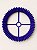 Cúpula Abajur Cilíndrica V G Indigo Soquete E27 Luminária Decorativa RD Imports - Imagem 2