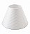 Cúpula Abajur Cônica M Branca Grega Plastico PETG Soquete E27 Luminária Decorativa RD Imports - Imagem 1