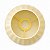 Cúpula Abajur Cônica M Manteiga Vincos Plástico PETG Soquete E27 Luminária Decorativa RD Imports - Imagem 2