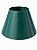 Cúpula Abajur Conica M Verde Grega Plastico PETG Soquete E27 Luminária Decorativa RD Imports - Imagem 1