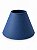 Cúpula Abajur Cônica P Azul Marinho Lisa Plastico PETG Soquete E27 Luminária Decorativa RD Imports - Imagem 1