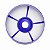 Cúpula Abajur Cônica P Listrada Amalfitana Plástico PETG Soquete E27 Luminária Decorativa RD Imports - Imagem 2