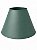 Cúpula Abajur Cônica P Verde Lisa Plástico PETG Soquete E27 Luminária Decorativa RD Imports - Imagem 1