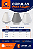 Cúpula Cônica de Abajur Decorativa Branca Lisa Soquete E27 Tamanho P Pack 3 RD Imports - Imagem 3