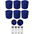 Estojo Case Porta Ampolas Azul Marinho Capacidade 4 Frascos 3ml Pack 6 Unidades - Imagem 1