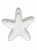 Bowl Formato de Estrela P Branco Decoração Casa Mesa RD Imports - Imagem 1