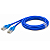 Cabo de Rede Transmissão Azul 3 Metros Patch-Cord 4P AZ Annlux - Imagem 3