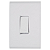Conjunto 1 Interruptor Simples 10A/250V 57170/201 Branco Liz Tramontina - Imagem 1