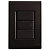 Conjunto 1 Interruptor Simples 10A/250V Grafite Liz Tramontina - Imagem 1