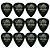 Palheta Dunlop Tortex 0.60mm Pitch Black 12 Unidades 488P.60 - Imagem 5