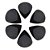 Palheta Dunlop John Petrucci 1.5mm Jazz 3 Preta 6 Unidades - Imagem 3