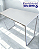 Mesa Industrial Básica Multiuso Branca - Imagem 3