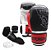 Conjunto luva de Boxe / Muay Thai First Preto / Vermelho tam 16oz - Imagem 1