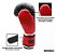 Conjunto luva de Boxe / Muay Thai First Pretorian Preto / Vermelho tam 12oz - Imagem 2