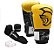 Conjunto Luva de Boxe / Muay Thai Pretorian Elite Amarelo / Preto tam 16oz - Imagem 1