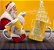 Caneca De Porcelana Presente Feliz Natal Top - Imagem 6