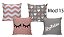 Kit com 4 Almofadas 30 x30 cm para decoração - Imagem 1