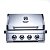 Churrasqueira a Gás Broiler Grill Classic Aço inox 4 Queimadores – Embutir - Imagem 1