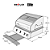 Churrasqueira a Gás Broiler Grill Elite Aço inox Infrared 3 Queimadores Led - Embutir - Imagem 10