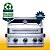 Churrasqueira a Gás Elite Aço inox Infrared 3 Queimadores Led - Embutir - Imagem 1