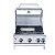 Churrasqueira a Gás Broiler Grill Elite Aço inox Infrared 3 Queimadores Led - Embutir - Imagem 6