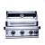 Churrasqueira a Gás Elite Aço inox Infrared 3 Queimadores Led - Embutir - Imagem 1
